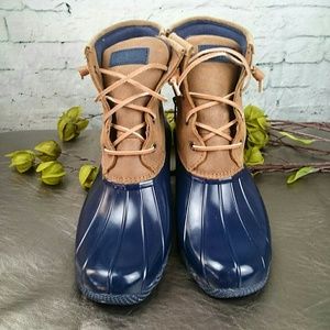 women's fleece lined duck boots